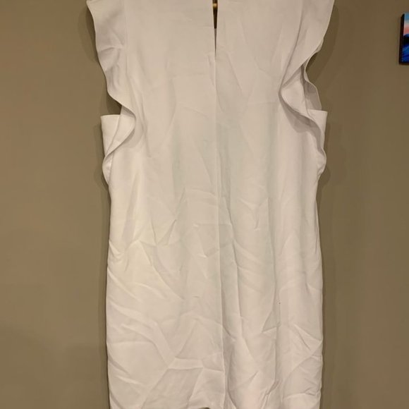 White Simons dress - Picture 2 of 2